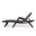 Mikael Chaise Lounge Dark Brown Polypropylene