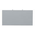 2 Drawer Storage Rack Gray Mdf