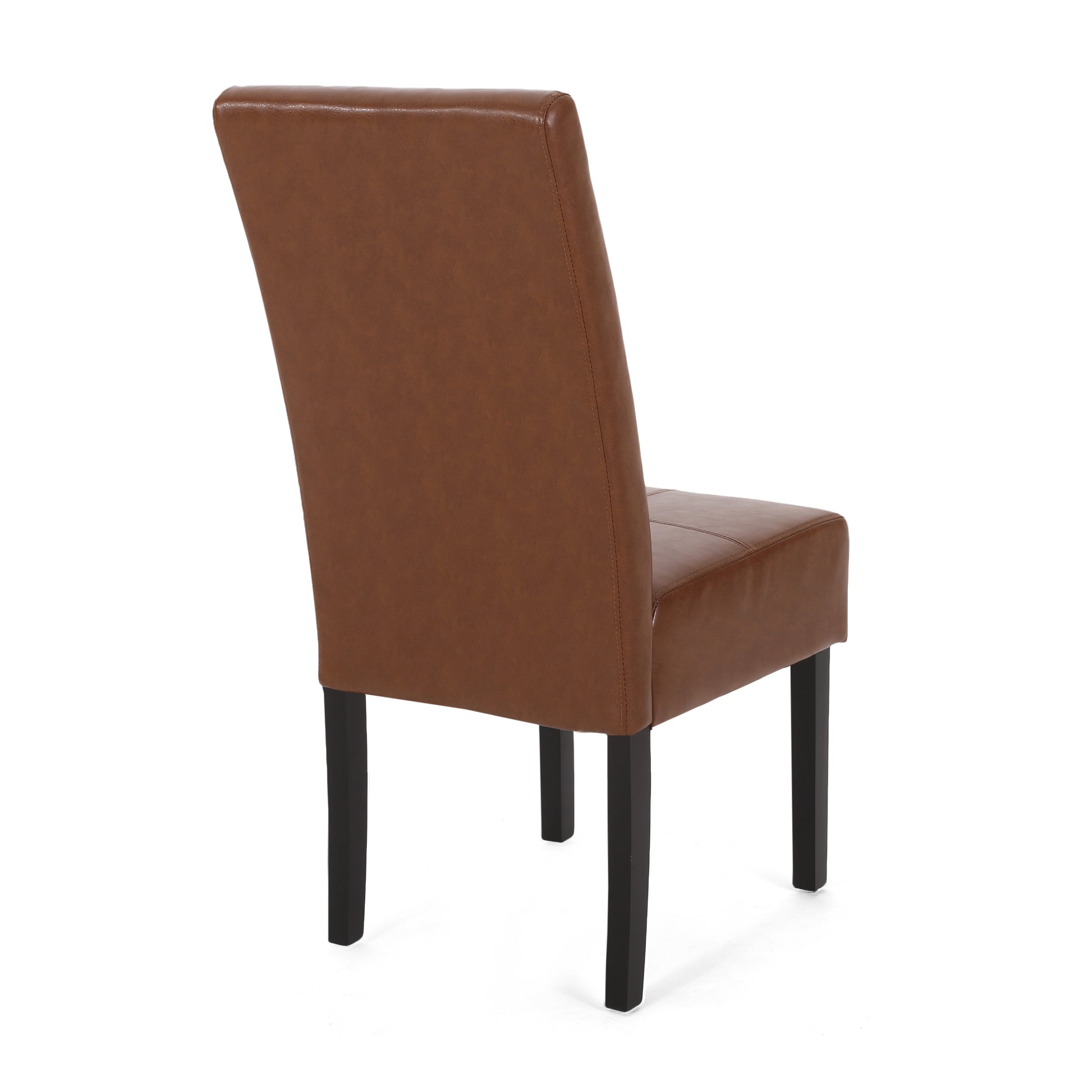 Pertica Kd Dining Chair Light Brown Pu Leather