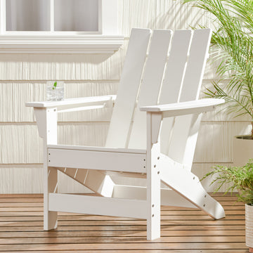 Encino Adirondack Chair White Hdpe