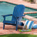 Malibu Adirondack Chair Blue Acacia Wood