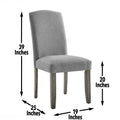 Emily 5 Piece Dining Set Dark Gray Dark Gray Marble