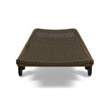 Banzai Chaise Lounge With Pull Out Tray Brown Leather