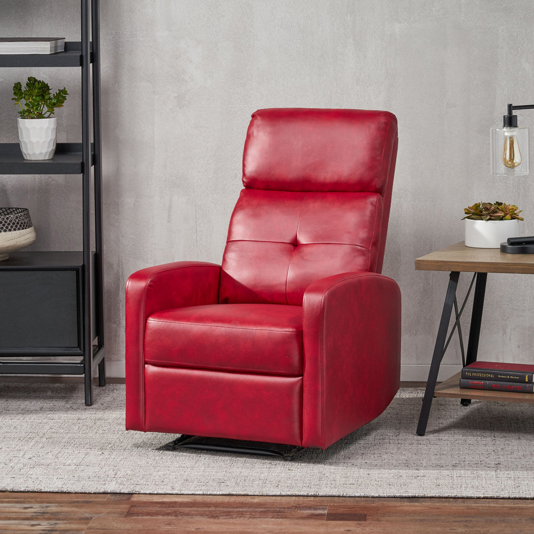 Recliner Red Pu