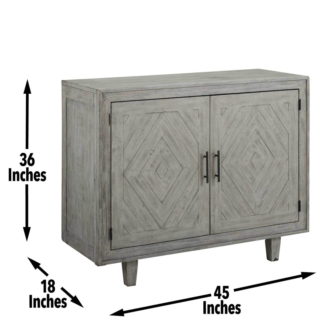 Whitford Sideboard Gray Gray Wood