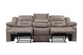 Abilene Manual Sofa Tan Tan Wood 3 Seat