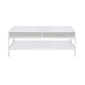 Mirage Coffee Table White White Wood