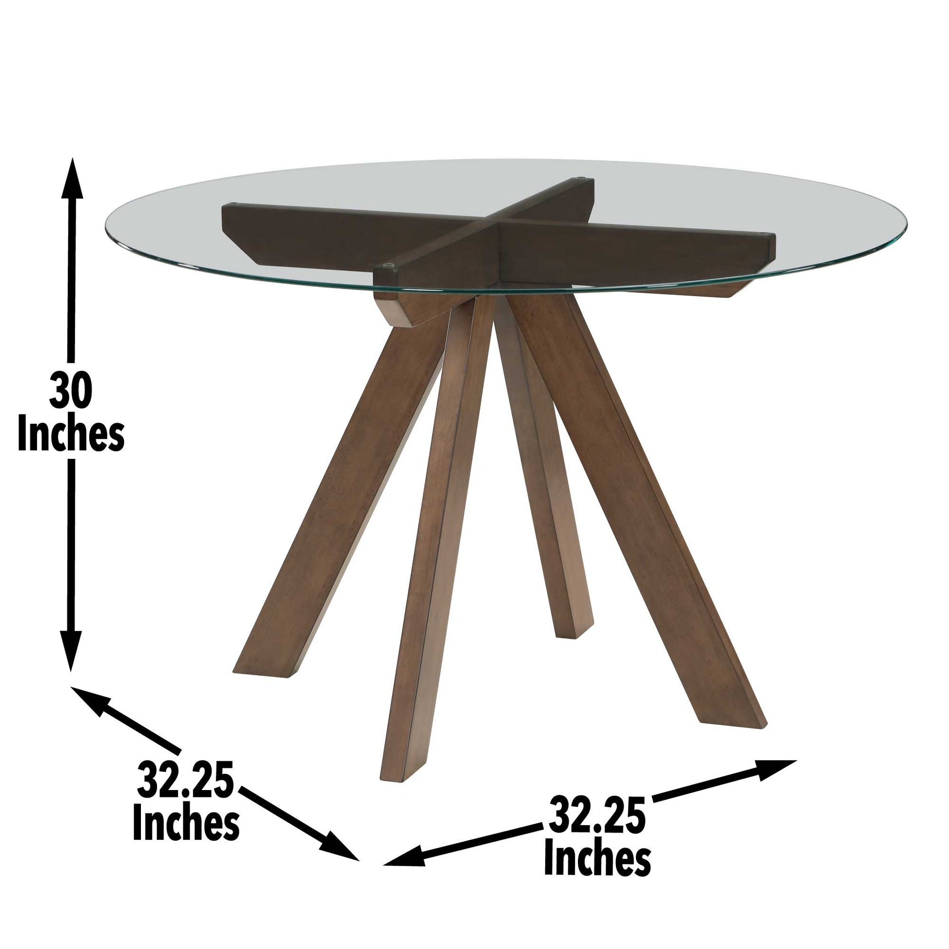 Wade 5 Piece Dining Set Dark Brown Dark Brown Wood