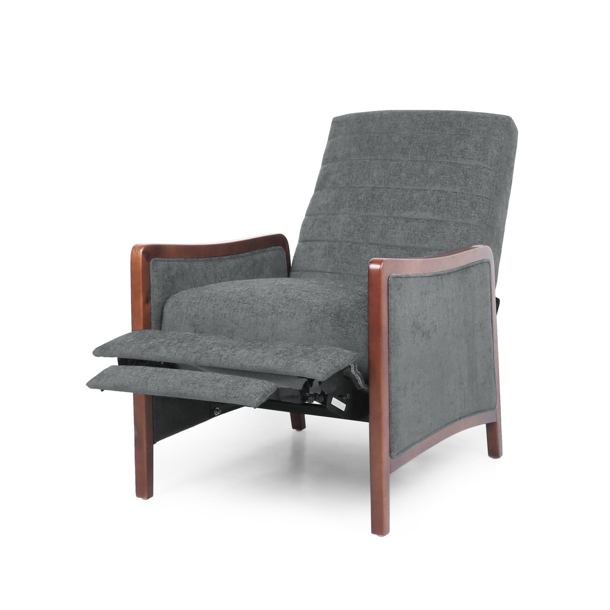 Recliner Chair Grey Fabric