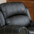 Gliding Recliner Black Pu