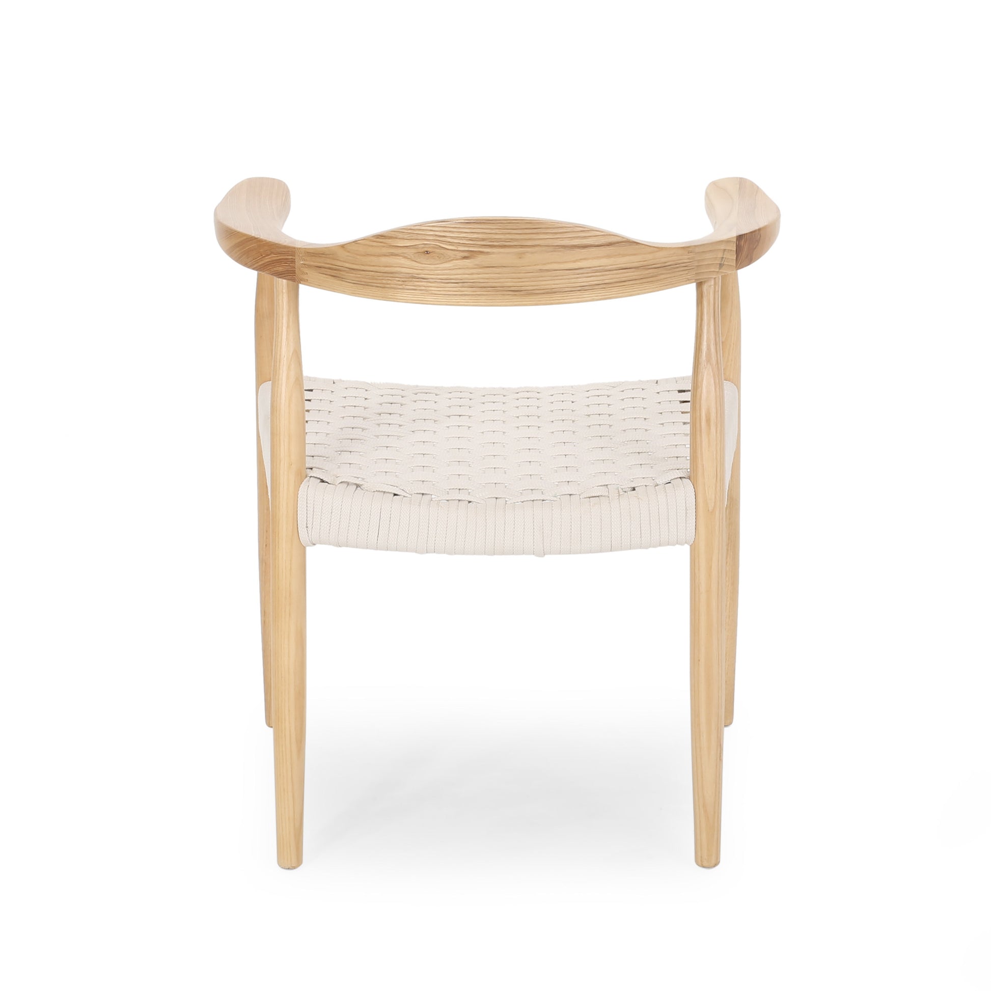 Arm Chair White Woven Rope