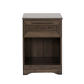 Delaney 1 Drawer Nightstand Walnut Mdf