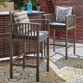 Casa Acacia Barstool Grey Acacia Wood