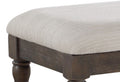 Hutchins Dining Bench Dark Brown Dark Brown Wood