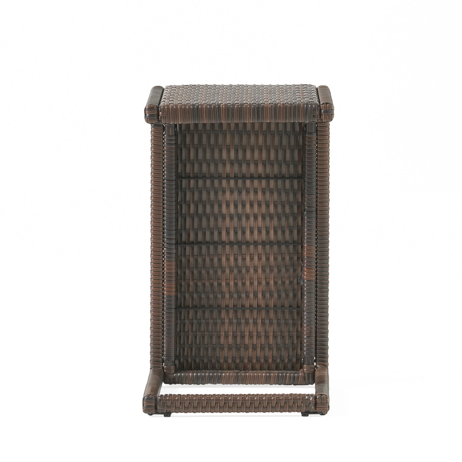 Bucharest End Table Brown Rattan