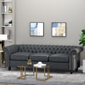 Sofa 3 Seater Charcoal Fabric 3 Seat