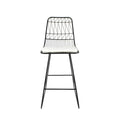 Niez Counter Stool Black Ivory Iron