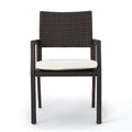 Rhode Island Dining Chair Set Of 2 Brown Wicker