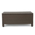 Puerta 4Pc Set Brown Rattan Waterproof Fabric