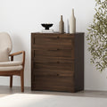 Delaney 4 Drawer Dresser Walnut Mdf