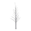 4Ft Paper Led Tree Silver Iron