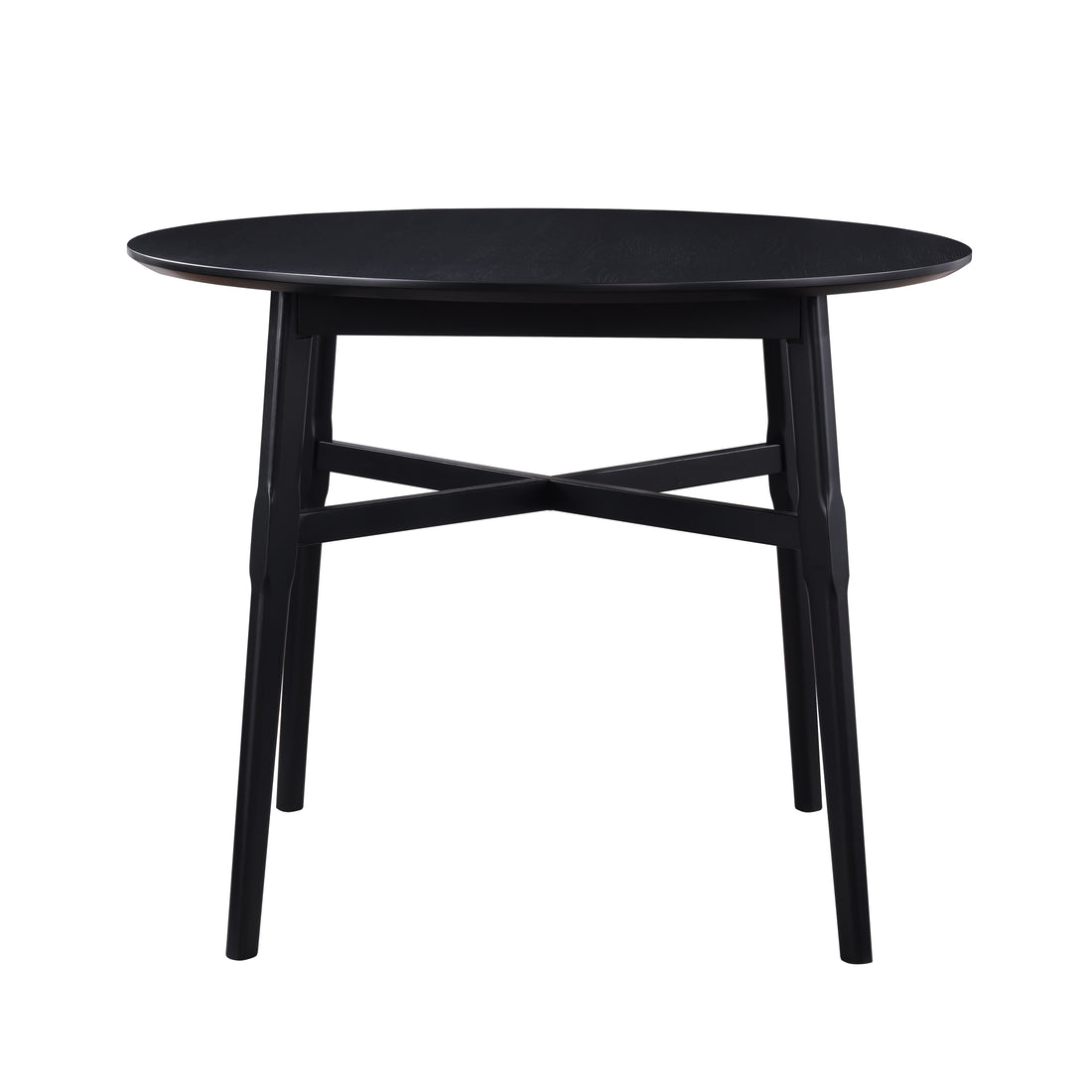 Oslo Round Counter Table Black Black Wood