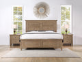 Riverdale King Bed Dark Brown King Dark Brown Wood