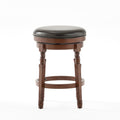 Counter Stool Brown Leather