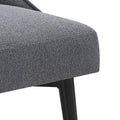 Colfax Side Chair Set Of 2 Charcoal Dark Gray Iron