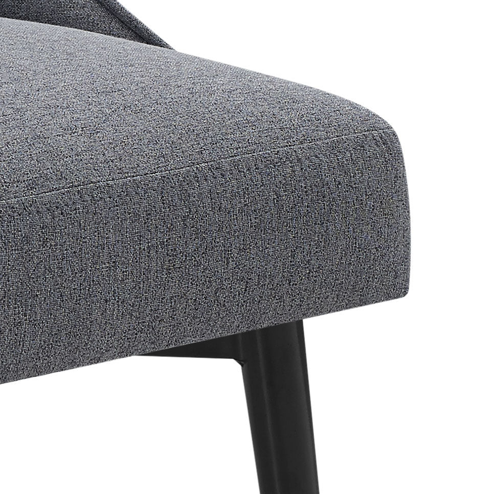 Colfax Side Chair Set Of 2 Charcoal Dark Gray Iron