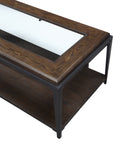 Waco 3 Piece Occasional Table Set Brown Brown Iron
