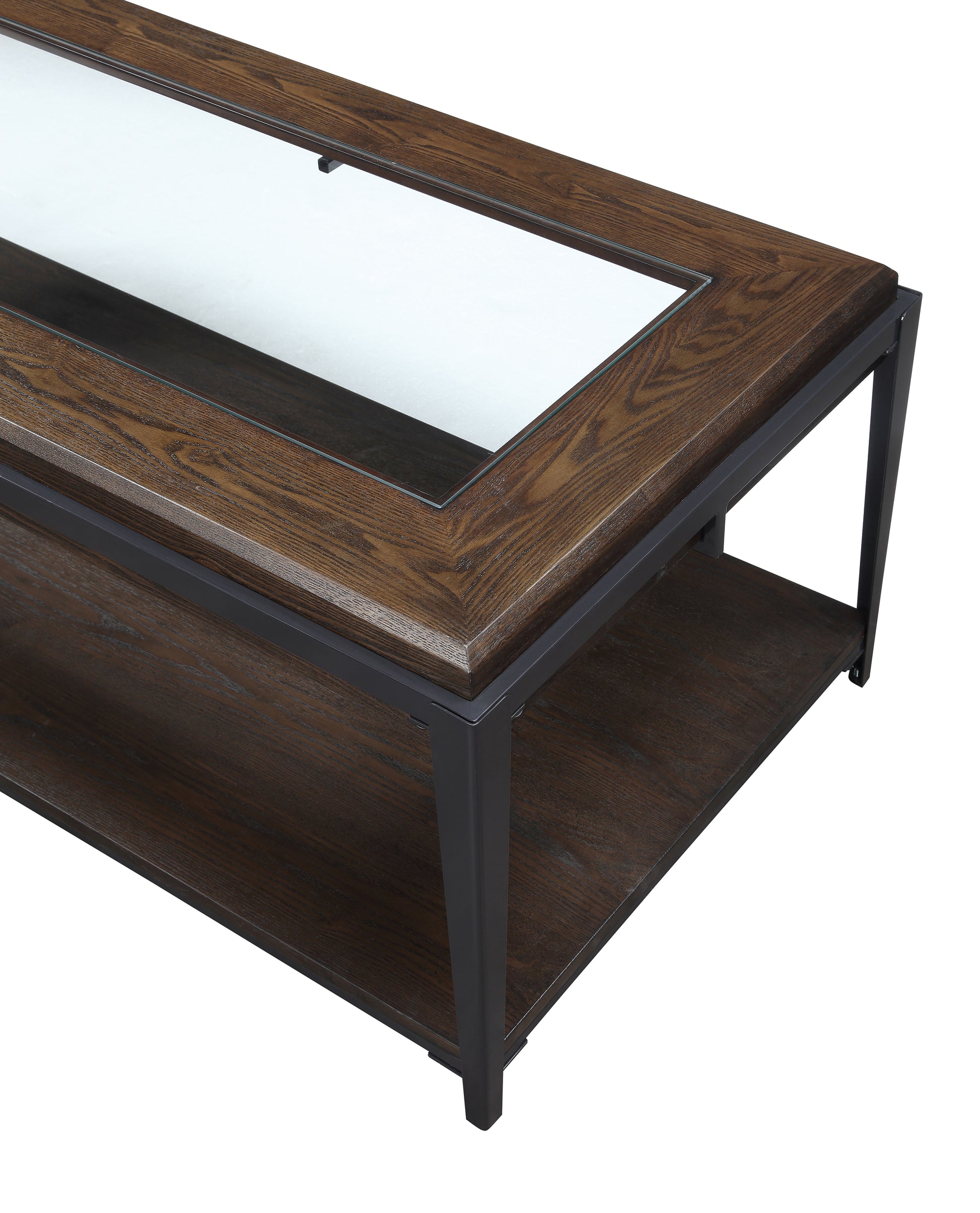 Waco 3 Piece Occasional Table Set Brown Brown Iron