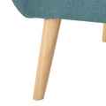 Club Chair Teal Fabric
