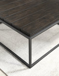 Tekoa Coffee Table Dark Brown Dark Brown Iron