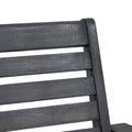 Tasmania Porch Swing Dark Grey Acacia Wood