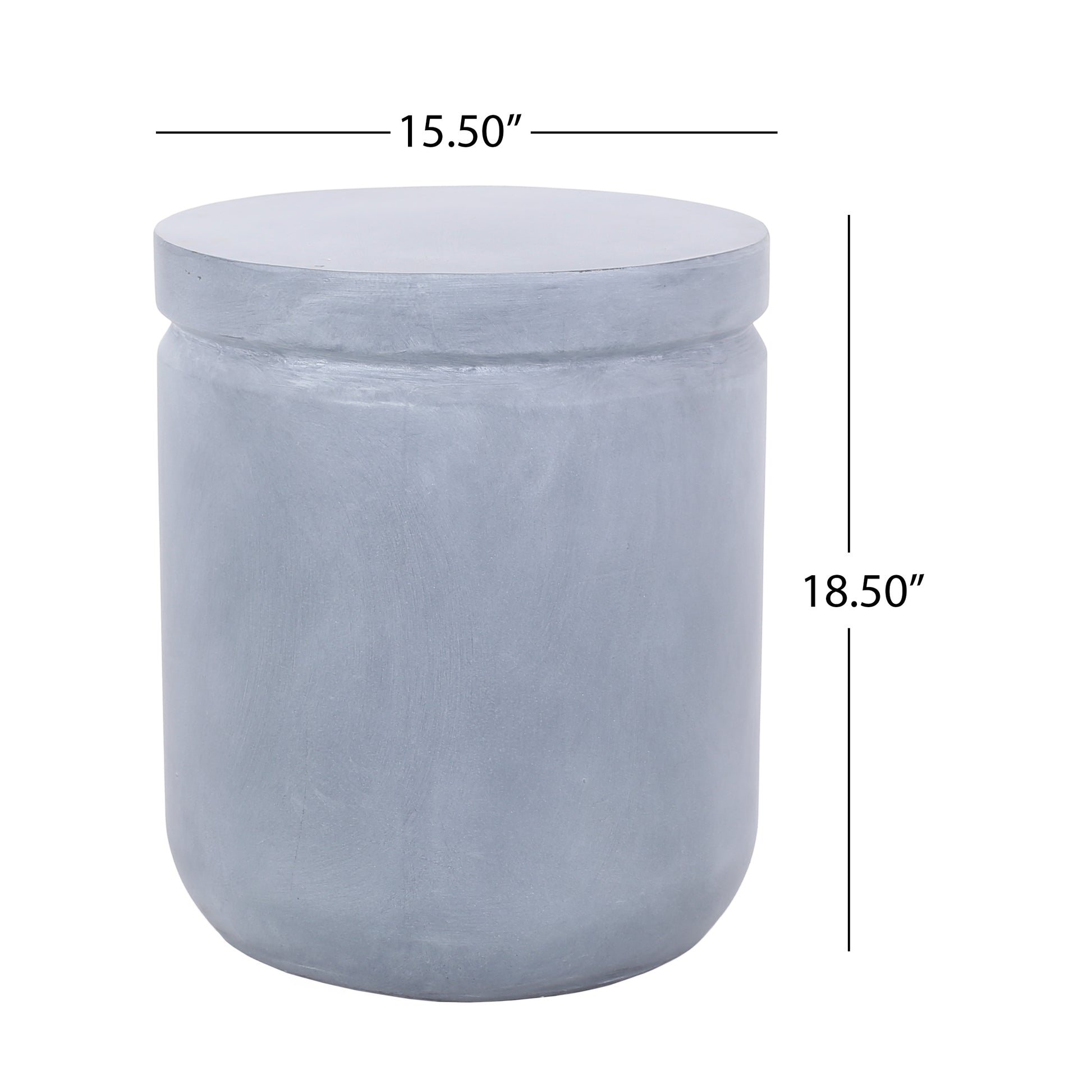 End Table Light Blue Magnesium Oxide