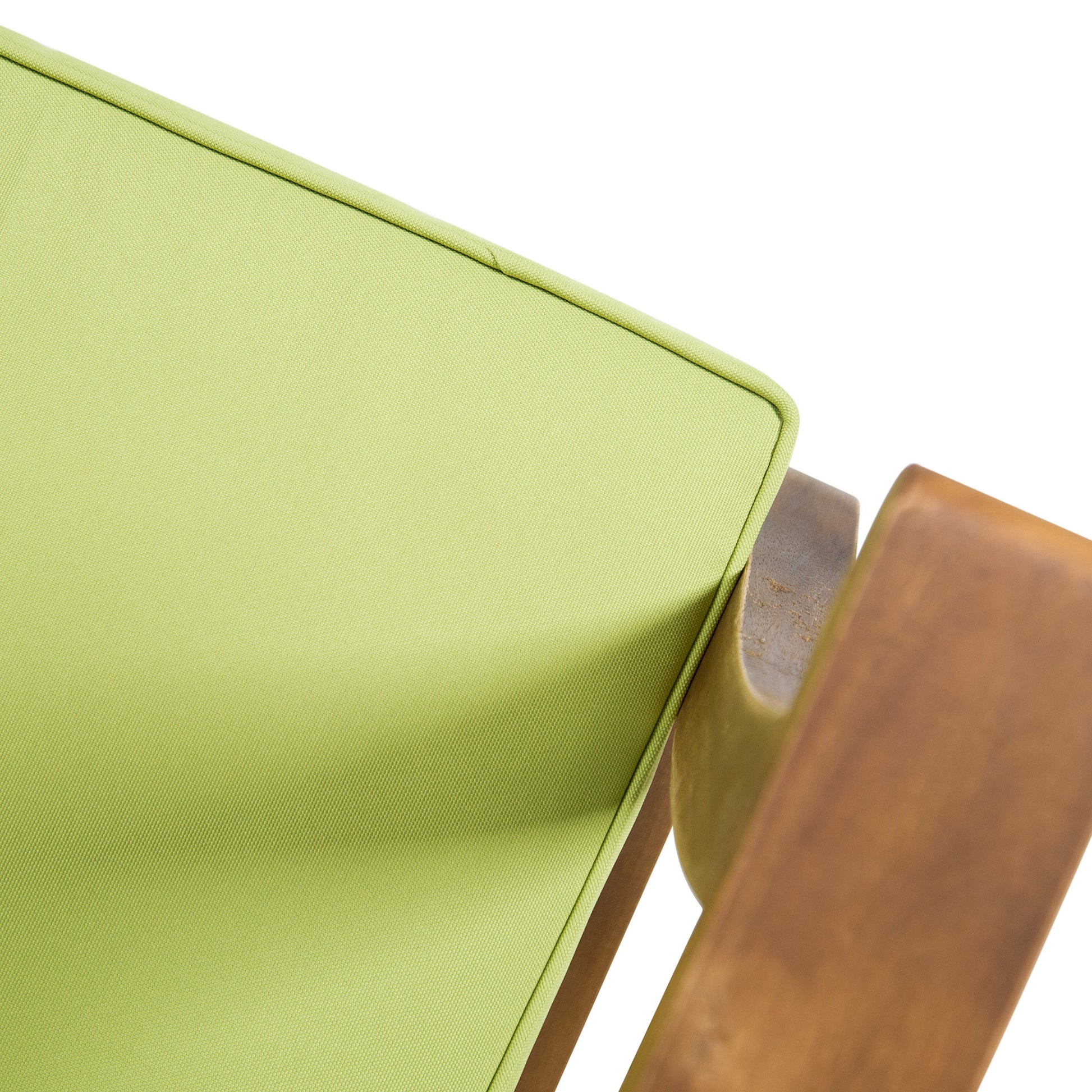 Perla Club Chair, Green Green Acacia Wood