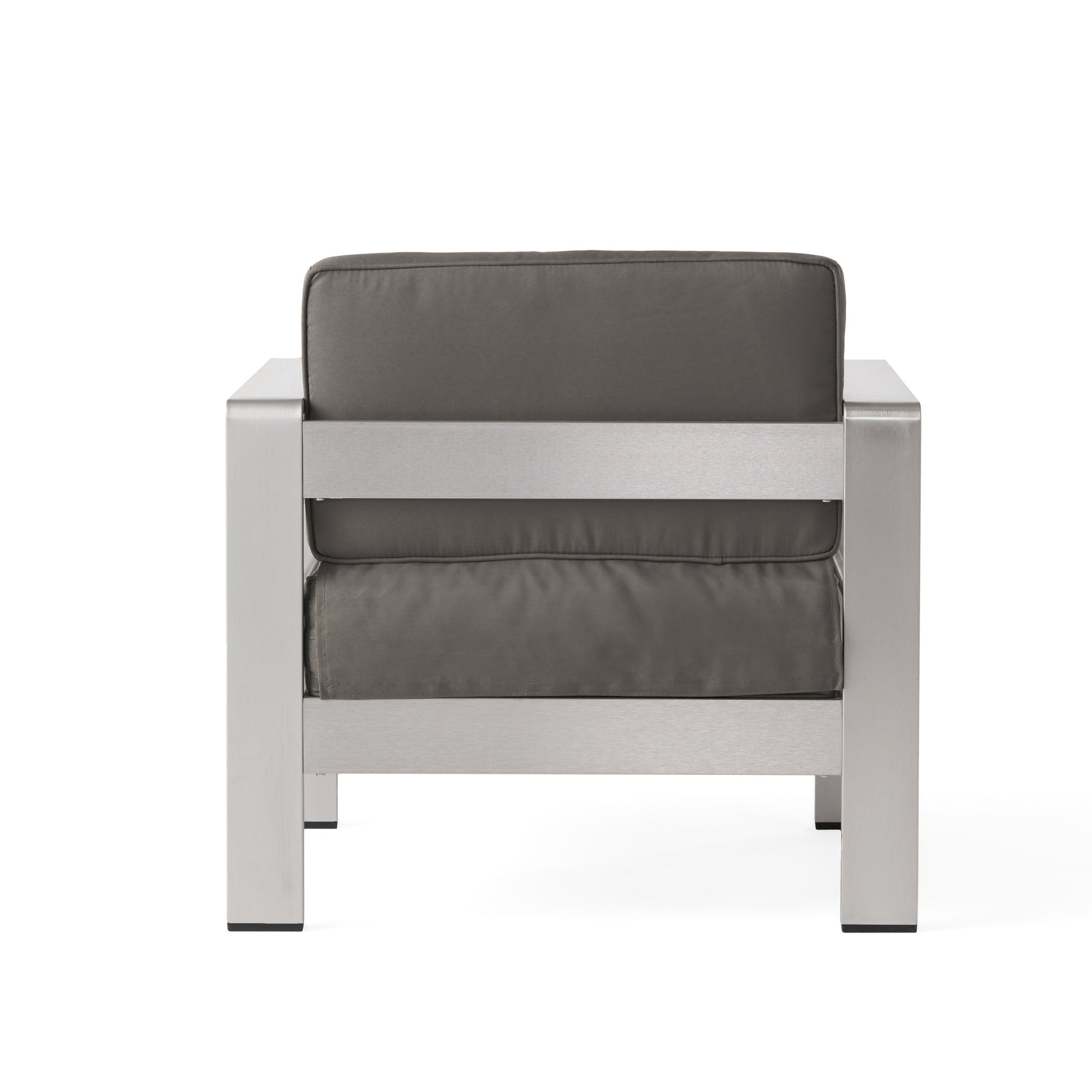 Cape Coral Mp1 Club Chair Yes Khaki,Silver Rust Resistant Frame Garden & Outdoor Modern Aluminium