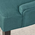 Cheney Dining Chair Kd Set Of 2 Teal Fabric