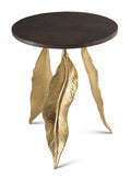 Verna Accent Table Black Black Iron