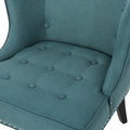 Fabric Occaisional Chair, Dark Teal Teal Fabric