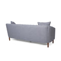 3 Seater Sofa Grey Fabric