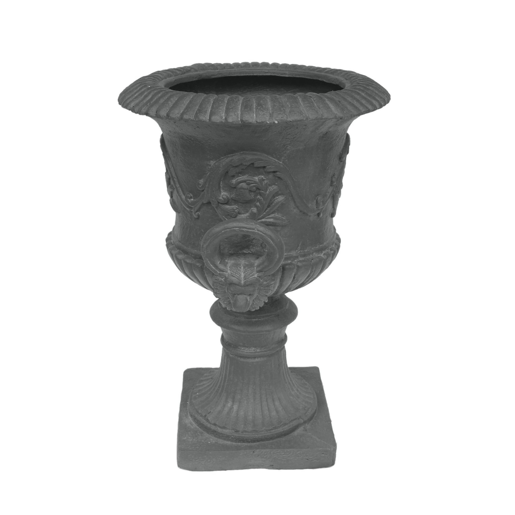 Mgo Garden Urn Planter Antique Gray Magnesium Oxide