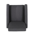 Smoke Fabric Push Back Chair For Elegant Home D Cor Smoke Fabric