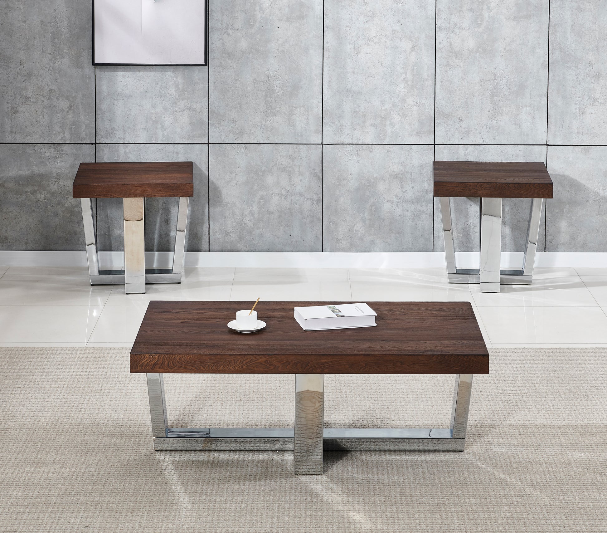 Laredo Coffee Table Brown Brown Wood