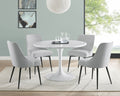 Colfax Side Chair Set Of 2 Stone Silver White Iron
