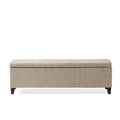 Glouster Storage Ottoman V2 Sand Fabric