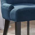 Cheney Dining Chair Kd Mp2 Set Of 2 Navy Blue Fabric