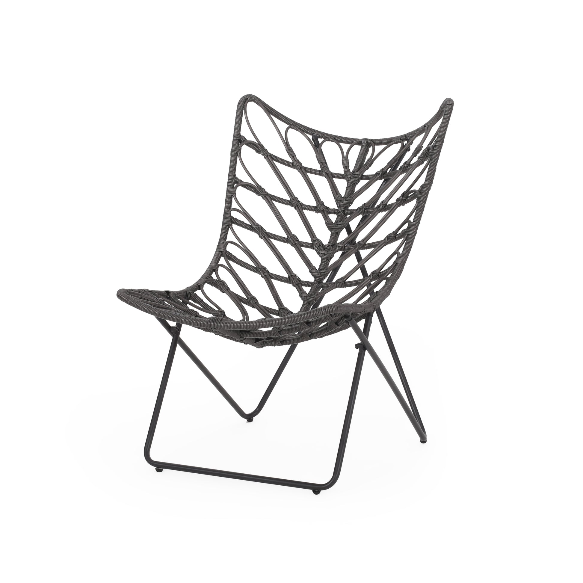 Bryson Chair Gray Rattan