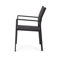 Wilbur Dining Chair Black Aluminum